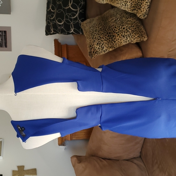 The á Cut Out Bodycon Cobalt Blue Short Dress Size S - Picture 7 of 7